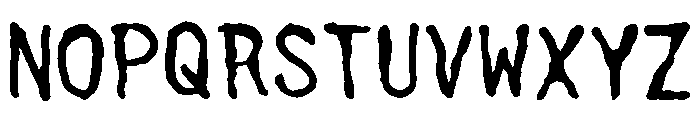 General Collection Cleanhouse Font UPPERCASE