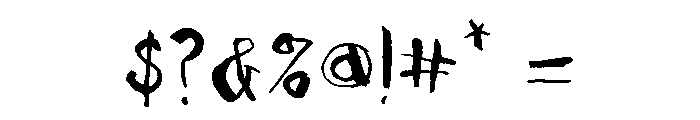 General Collection Clubhouse Font OTHER CHARS