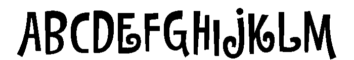 General Collection Countryhouse Font UPPERCASE