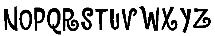 General Collection Countryhouse Font UPPERCASE