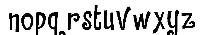 General Collection Countryhouse Font LOWERCASE