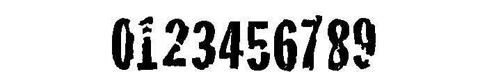 General Collection Crackhouse Font OTHER CHARS