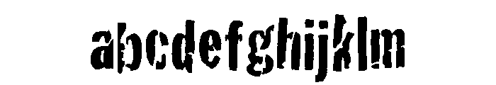 General Collection Crackhouse FONT