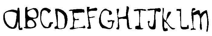 General Collection Doghouse Font UPPERCASE