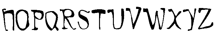 General Collection Doghouse Font UPPERCASE
