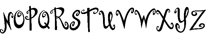 General Collection Dollhouse Font UPPERCASE