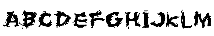 General Collection Firehouse Font UPPERCASE