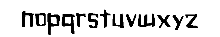 General Collection Frathouse Font LOWERCASE