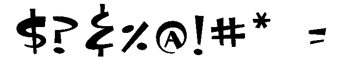 General Collection Funhouse Font OTHER CHARS