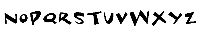 General Collection Funhouse Font UPPERCASE