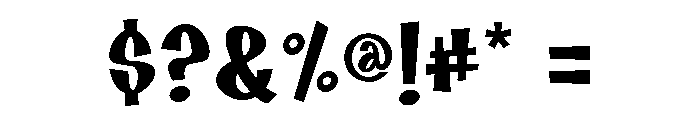 General Collection Funkhouse Font OTHER CHARS