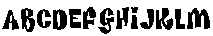General Collection Funkhouse Font UPPERCASE