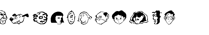 General Collection Headsofthehouse Font LOWERCASE