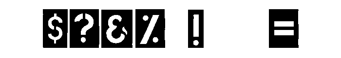 General Collection Housebroken Rough Font OTHER CHARS