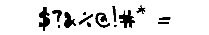 General Collection Housecut Font OTHER CHARS