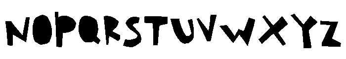 General Collection Housecut Font UPPERCASE