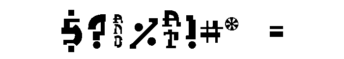 General Collection Housefly Font OTHER CHARS