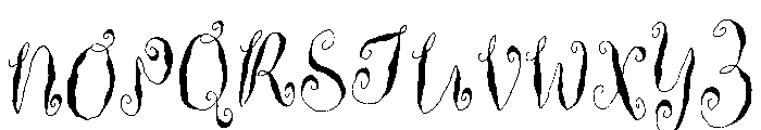 General Collection Housemaid Alt Font UPPERCASE