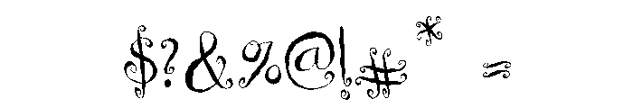 General Collection Housemaid Font OTHER CHARS