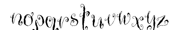 General Collection Housemaid Font LOWERCASE