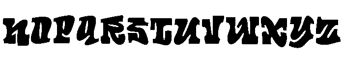 General Collection Housemix Font UPPERCASE