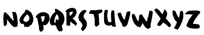 General Collection Housepaint Font UPPERCASE