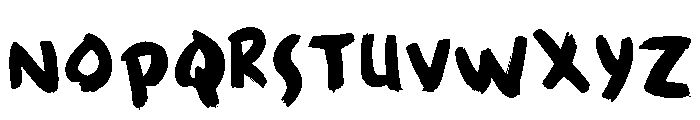 General Collection Housepaint Font LOWERCASE