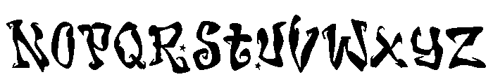General Collection Houseparty Font UPPERCASE