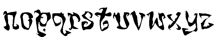 General Collection Houseparty Font LOWERCASE