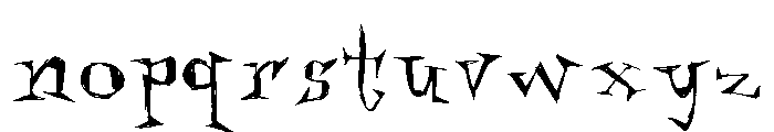 General Collection Kathouse Font LOWERCASE