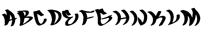 General Collection Maddhouse Font UPPERCASE