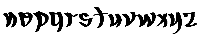 General Collection Maddhouse Font LOWERCASE