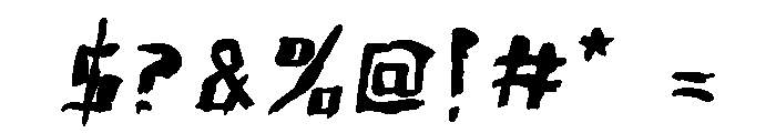 General Collection Messyhouse Font OTHER CHARS