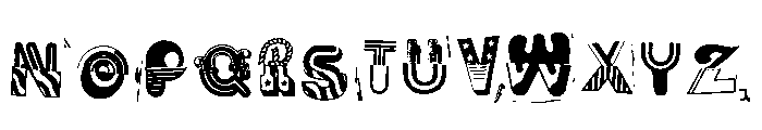 General Collection Nuthouse Font UPPERCASE