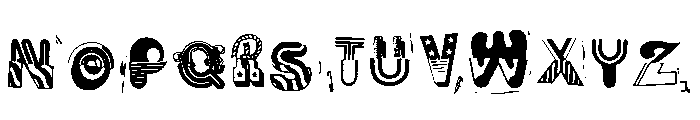 General Collection Nuthouse Font LOWERCASE