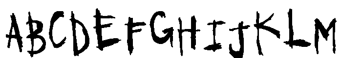 General Collection Outhouse Font UPPERCASE