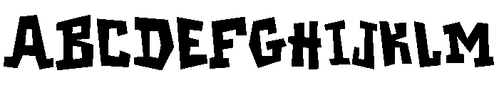 General Collection Playhouse Font UPPERCASE