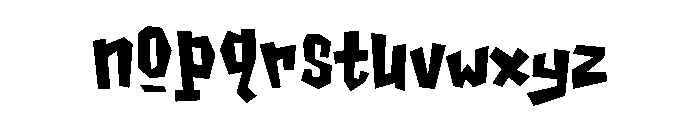 General Collection Playhouse Font LOWERCASE