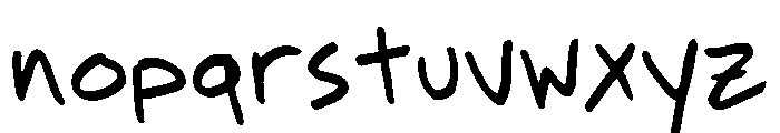 General Collection Printhouse Font LOWERCASE