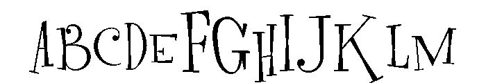 General Collection Randumhouse Font UPPERCASE