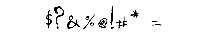 General Collection Rougfhouse Font OTHER CHARS