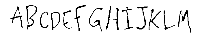General Collection Rougfhouse Font UPPERCASE