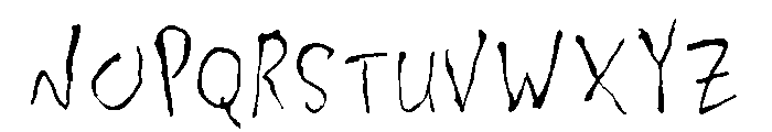 General Collection Rougfhouse Font UPPERCASE