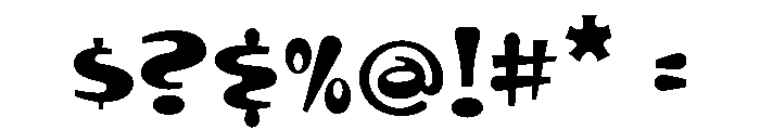 General Collection Roundhouse Font OTHER CHARS