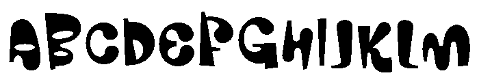 General Collection Roundhouse Font UPPERCASE