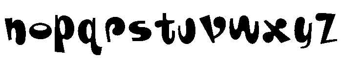 General Collection Roundhouse Font LOWERCASE