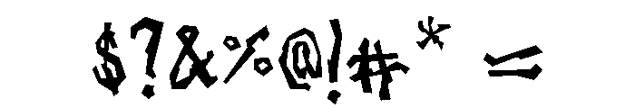 General Collection Scubyzhouse Font OTHER CHARS
