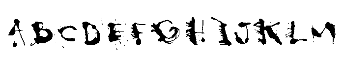 General Collection Slawterhouse Font UPPERCASE