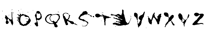 General Collection Slawterhouse Font UPPERCASE