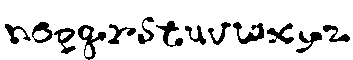 General Collection Slophouse Font LOWERCASE